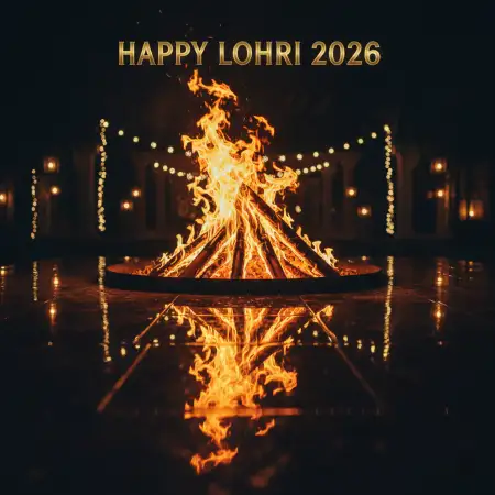 Free Happy Lohri 2026 Transparent Background Background Download