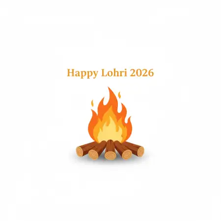 Happy Lohri 2026 Wishes Poster - Free Happy Lohri 2026 Wishes Download