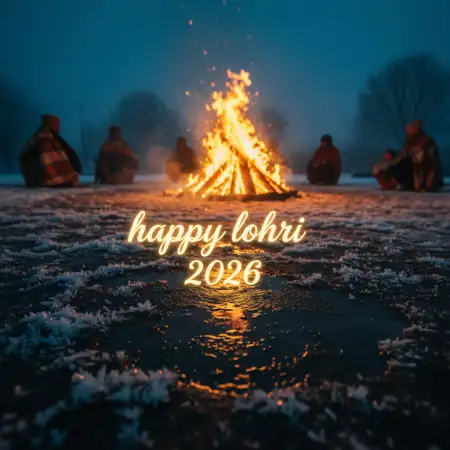 Happy Lohri Festival Wishes 2026 - Free Happy Lohri 2026 Wishes Download