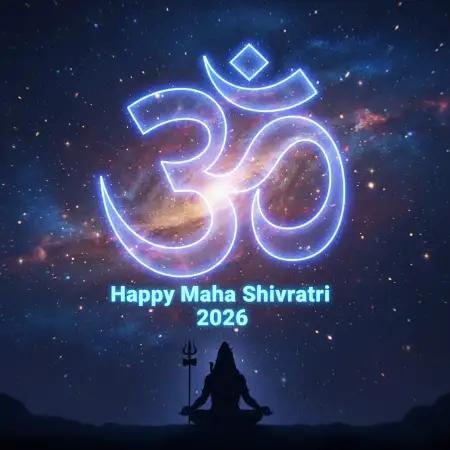 Happy Maha Shivratri 2026 Facebook Cover Banner With Trishul - Free Happy Maha Shivratri 2026 Facebook Download