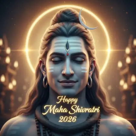 Happy Maha Shivratri 2026 Facebook Dp Image With Mahadev Blessing - Free Happy Maha Shivratri 2026 Facebook Download