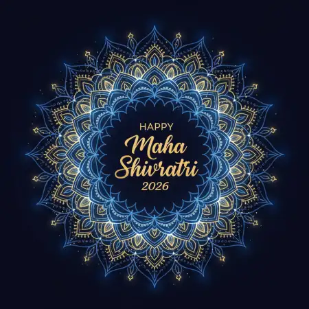 Happy Maha Shivratri 2026 Glitter Text Design - Free Happy Maha Shivratri 2026 Download