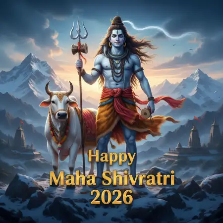 Free Happy Maha Shivratri 2026 Instagram Mahadev Blessing Status Background Download