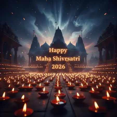 Free Happy Maha Shivratri 2026 Instagram Stylish Font Text Post Background Download