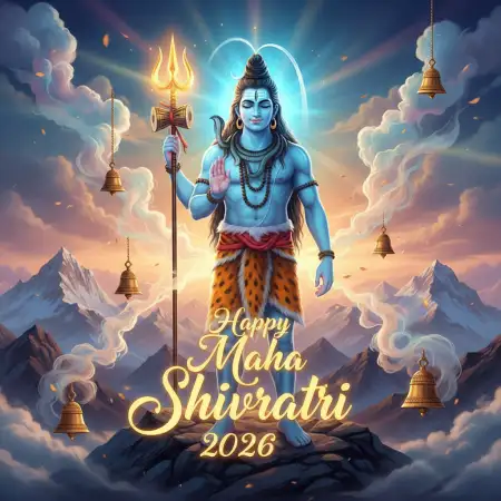 Free Happy Maha Shivratri 2026 Instagram Viral Bhakti Post Background Download