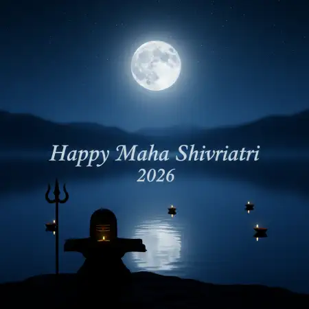 Happy Maha Shivratri 2026 Night Theme Wallpaper - Free Happy Maha Shivratri 2026 Download