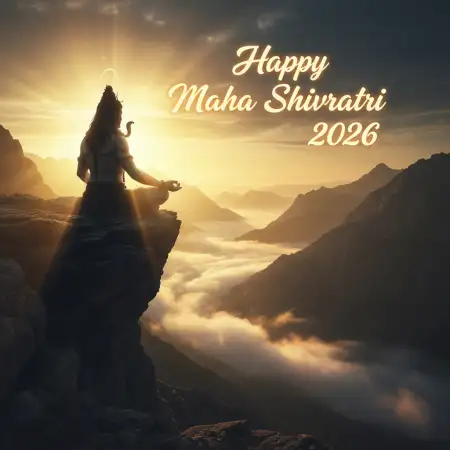Happy Maha Shivratri 2026 Photo With Blessings - Free Happy Maha Shivratri 2026 Download