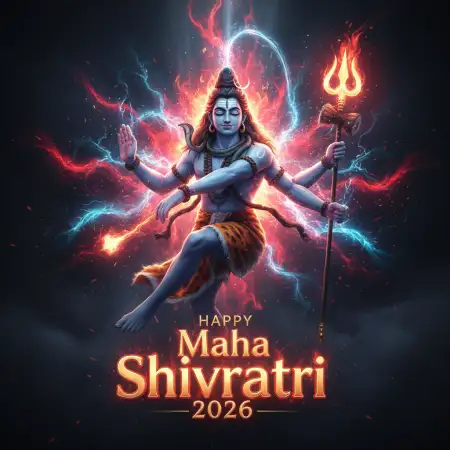 Happy Maha Shivratri 2026 Square Banner Hd - Free Happy Maha Shivratri 2026 Download