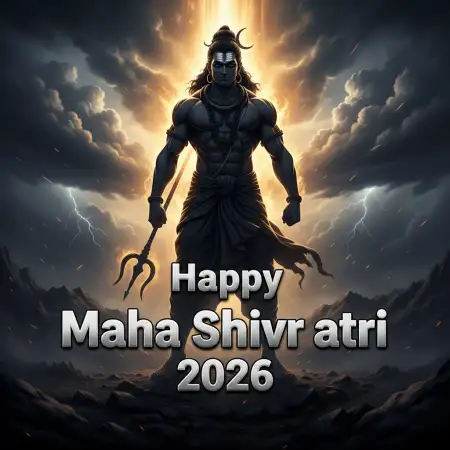 Happy Maha Shivratri 2026 Whatsapp Creative Poster - Free Happy Maha Shivratri 2026 Whatsapp Download