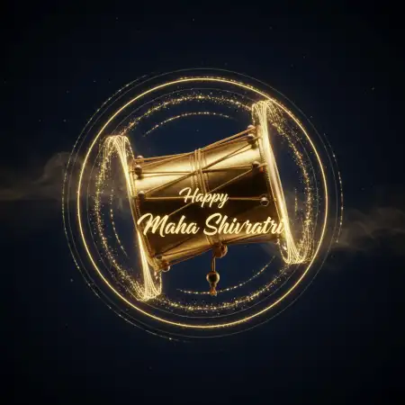 Happy Maha Shivratri Gold Theme Images - Free Happy Maha Shivratri Download