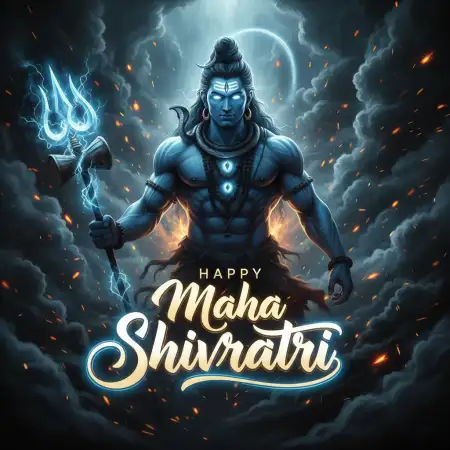 Happy Maha Shivratri Mahadev Bhakt Post - Free Happy Maha Shivratri Download