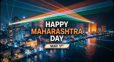 Happy Maharashtra Day 2026 Editable Banner Template - Free Happy Maharashtra Day 2026 Download