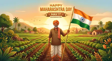 Happy Maharashtra Day 2026 Messages Images - Free Happy Maharashtra Day 2026 Download