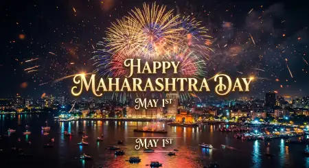 Happy Maharashtra Day 2026 Social Media Banner - Free Happy Maharashtra Day 2026 Download
