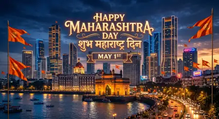 Happy Maharashtra Day 2026 Viral Greeting Images Hd - Free Happy Maharashtra Day 2026 Download