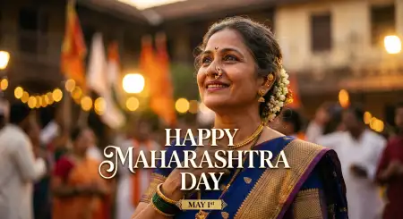 Happy Maharashtra Day 2026 Wishes In Marathi Images - Free Happy Maharashtra Day 2026 Download