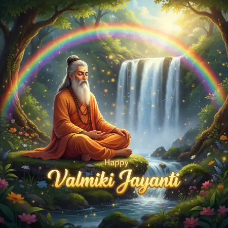Happy Maharishi Valmiki Jayanti Banner Background Hd - Free Background Download