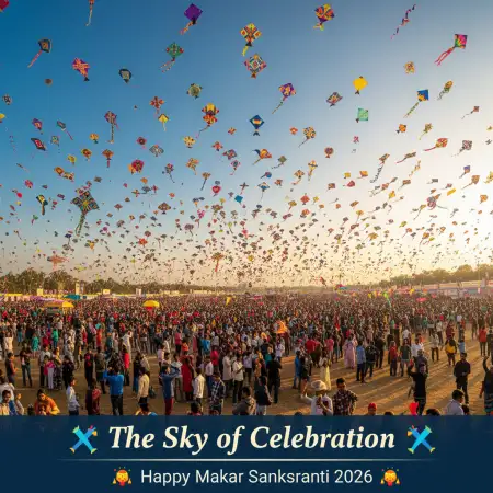 Happy Makar Sankranti 2026 Cinematic Hdr Kite Festival Background - Free Background Hd Download