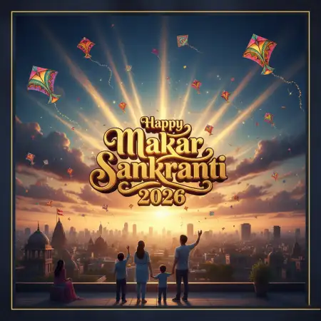 Free Happy Makar Sankranti 2026 Instagram Post Square Image Design Background Download