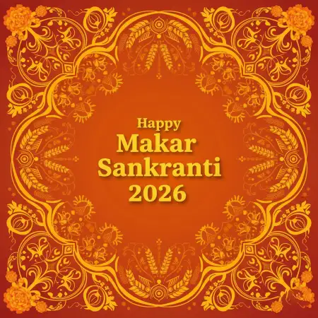 Free Happy Makar Sankranti 2026 Instagram Reel Caption Hindi Background Download