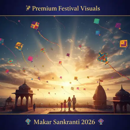 Free Happy Makar Sankranti 2026 Messages Background Download