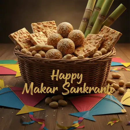 Free Happy Makar Sankranti 2026 Messages Background Download