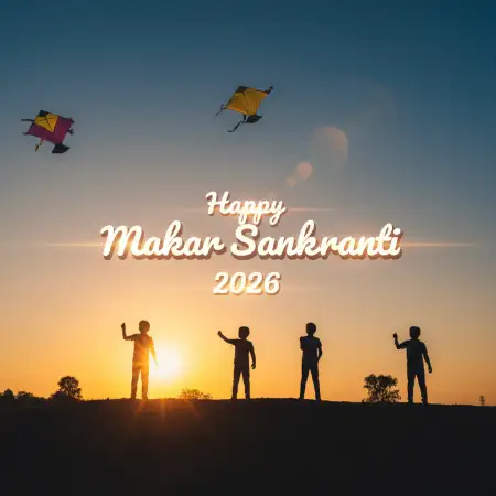 Free Happy Makar Sankranti 2026 Poster Background Download