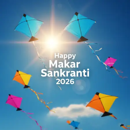 Free Happy Makar Sankranti 2026 Rangoli Design Wishes Images Background Download