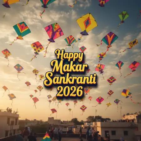 Free Happy Makar Sankranti 2026 School Poster Competition Design Background Download