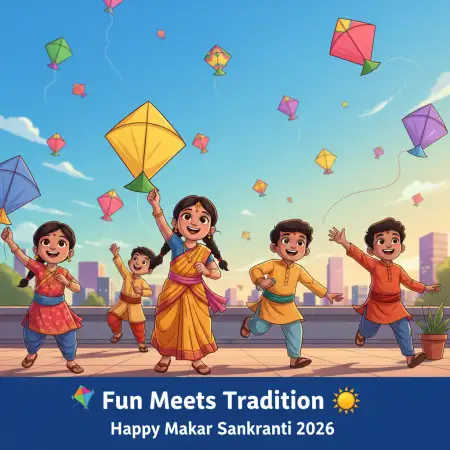 Free Happy Makar Sankranti 2026 Traditional Images Background Download