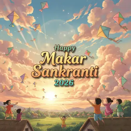 Free Happy Makar Sankranti 2026 Transparent Png Elements Download Background Download