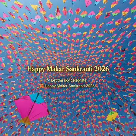 Free Happy Makar Sankranti 2026 Wishes For School Students Background Download