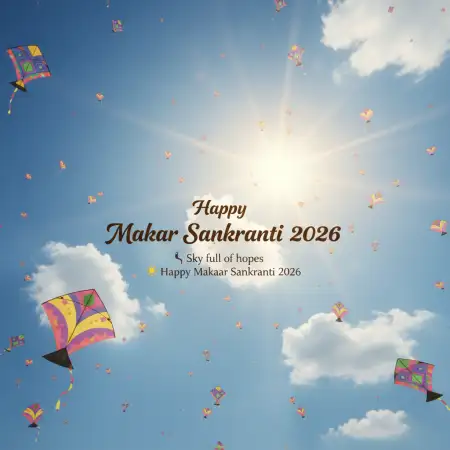 Free Happy Makar Sankranti 2026 Wishes Png Images Background Download