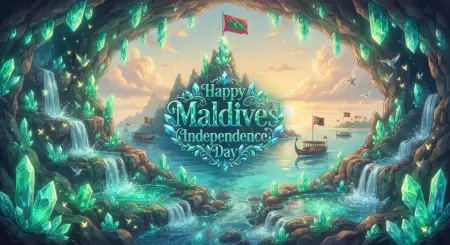 Happy Maldives Independence Day National Flag - Free Maldives Independence Day 2026 Download