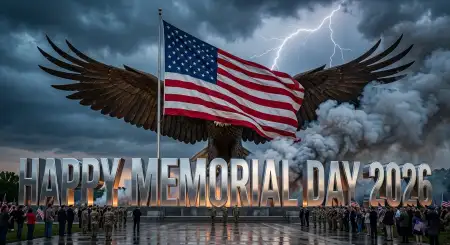 Happy Memorial Day 2026 American Flag Wallpapers - Free Happy Memorial Day 2026 Download