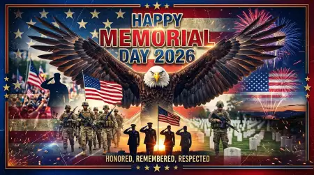 Happy Memorial Day 2026 Clipart Free - Free Happy Memorial Day 2026 Download