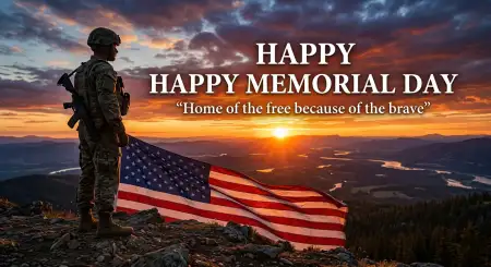 Happy Memorial Day 2026 Patriotic Greeting Wallpapers - Free Happy Memorial Day 2026 Download