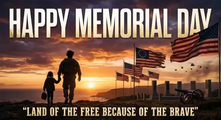 Happy Memorial Day 2026 Patriotic Quote Images - Free Happy Memorial Day 2026 Download