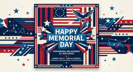 Happy Memorial Day 2026 Stylish Text Png Images - Free Happy Memorial Day 2026 Download