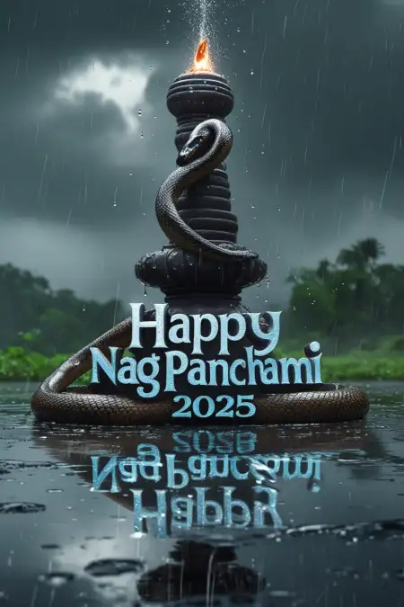 Happy Nag Panchami 2025 Facebook Dp Image - Free Happy Nag Panchami Download