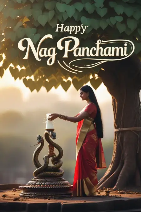Happy Nag Panchami Banner For Facebook - Free Happy Nag Panchami Download