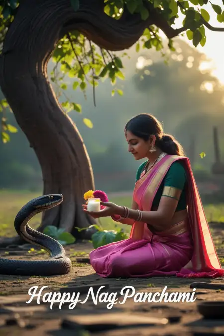 Happy Nag Panchami HD Wallpaper Download - Free Happy Nag Panchami Download