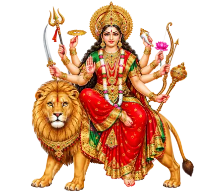 happy navratri maa durga png transparent