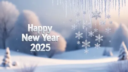 Happy New Year 2025 Wish For Desktop Backgrounds - Free Background Download