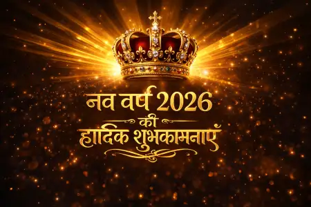 Happy New Year 2026 Banner In Hindi - Free Happy New Year Download