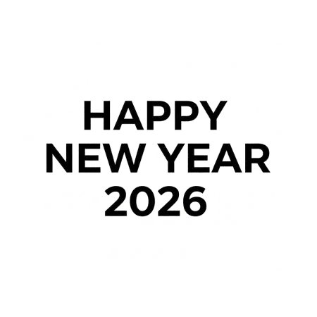 Free Happy New Year 2026 Blue Theme Png PNG Image Download