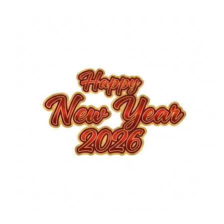 Free Happy New Year 2026 Festival Png PNG Image Download
