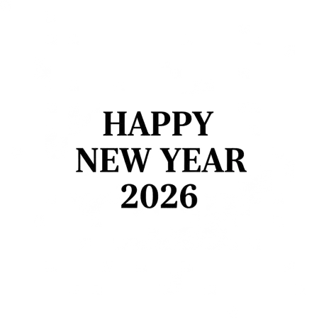Happy New Year 2026 Festive Design Png - Free Png Design Download