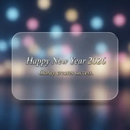 Happy New Year 2026 Greeting Card Banner Style - Free Happy New Year Download