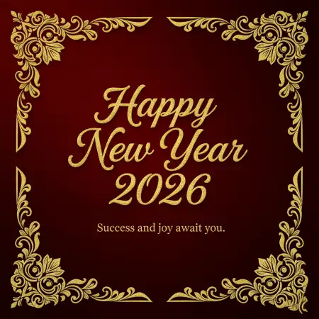 Happy New Year 2026 Greeting Card Premium Look - Free Happy New Year Download
